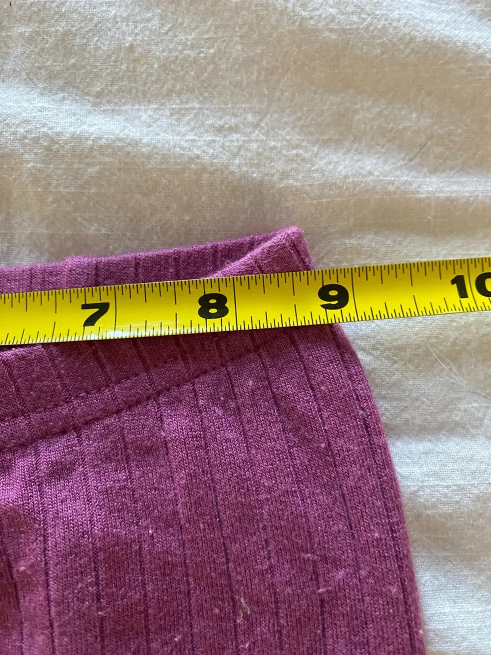 Kids Ribbed Two-Pack PJ Set in Plum and Olive